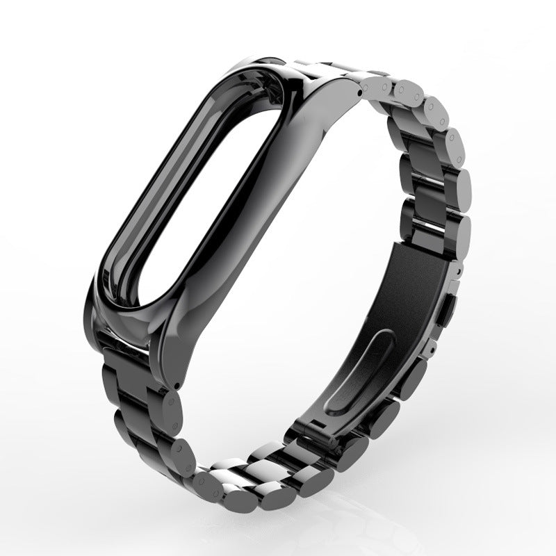 Removable Silver Link Strap Wristband