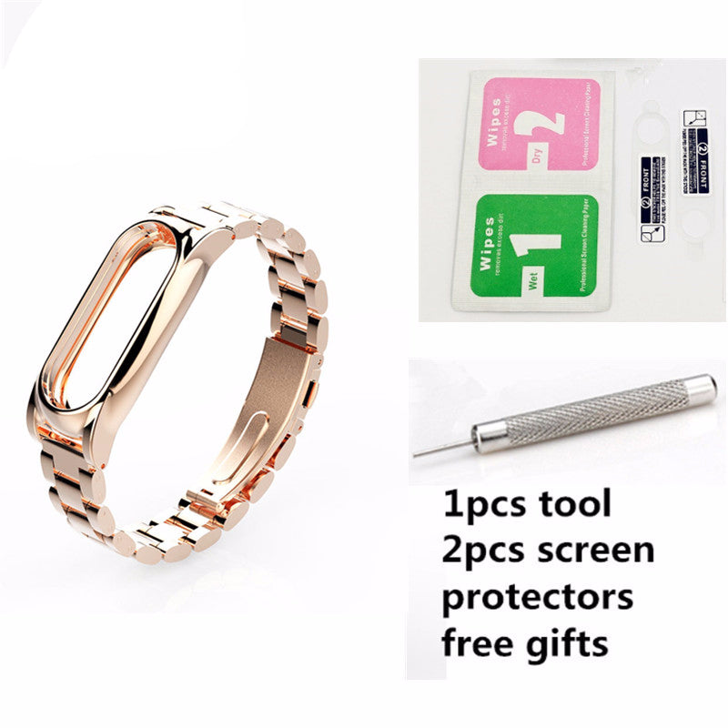 Removable Silver Link Strap Wristband