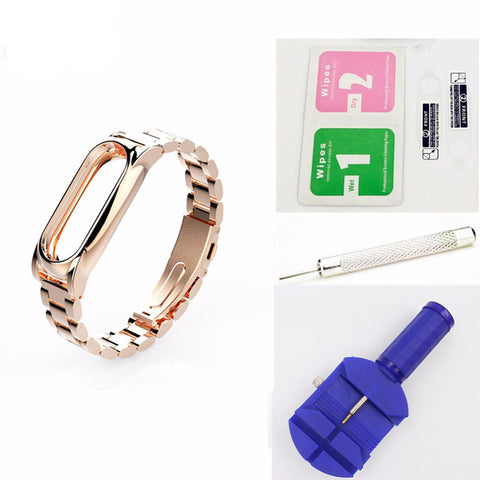 Removable Silver Link Strap Wristband