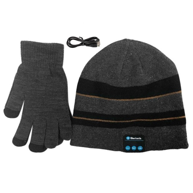 Winter Warm Smart Gloves & Beanie Set