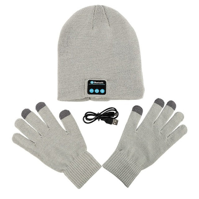 Winter Warm Smart Gloves & Beanie Set